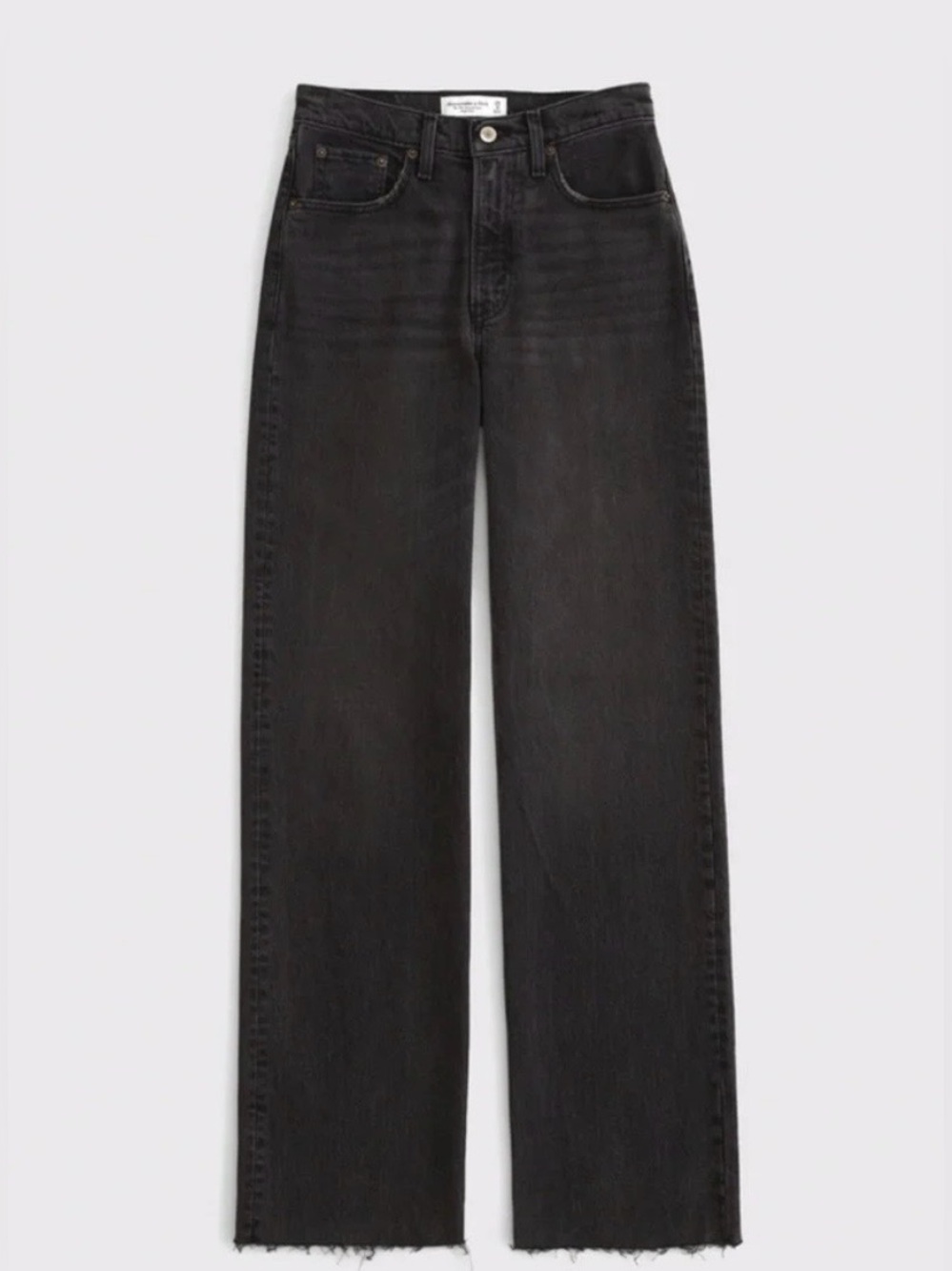 Abercrombie & Fitch 90s Relaxed High Rise Black Jeans